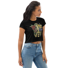 Load image into Gallery viewer, Rib Cage Crop Tee
