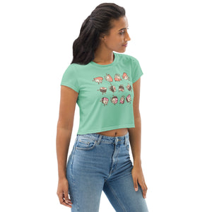 Sushi Mix Crop Tee